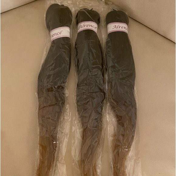 Alrence Pre Stretched Hair Long  20 inches 3 Packs Braiding Hair Extensions - Picture 1 of 6